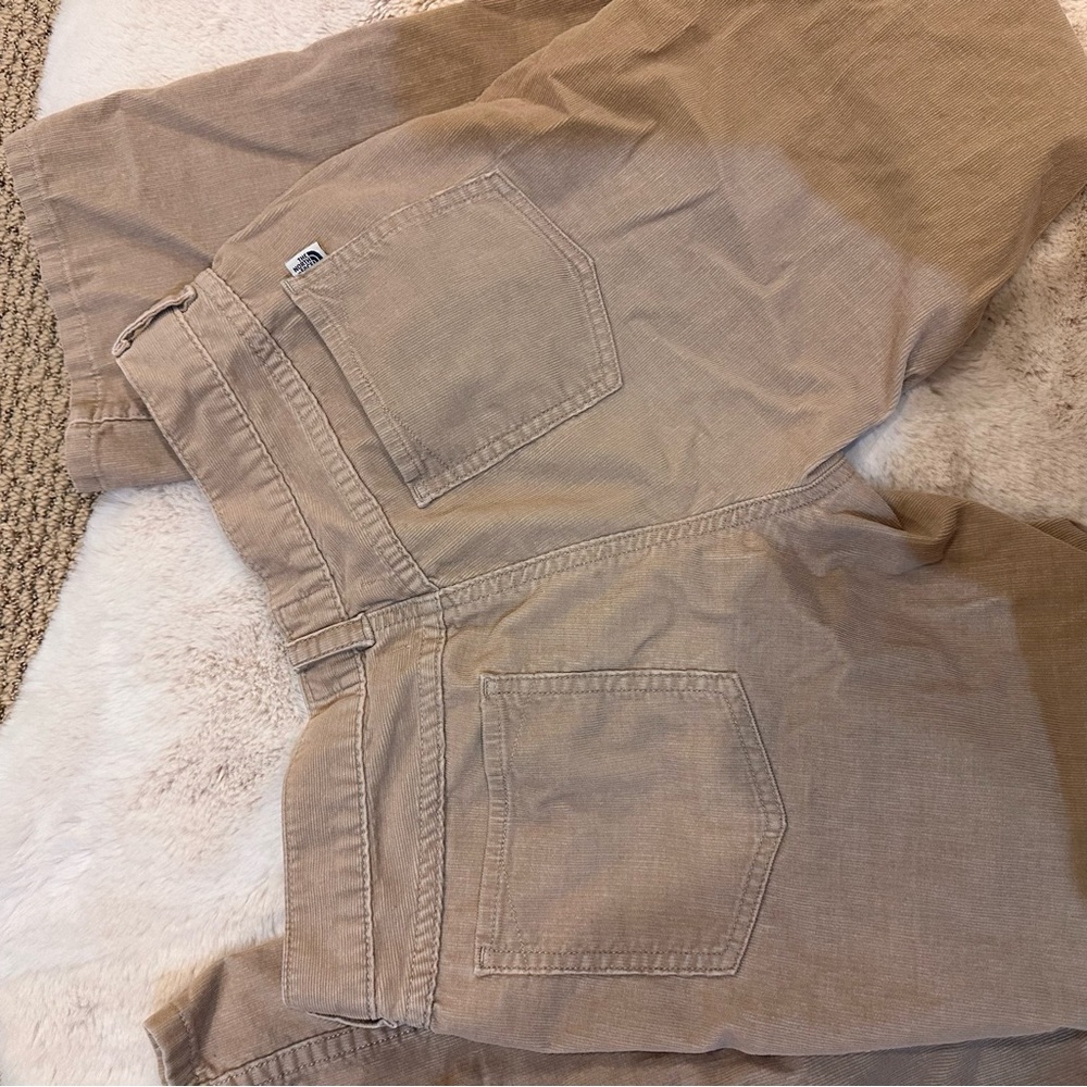 The North Face Corduroy Pants Women's 4 khaki Stretch Bootcut Travel Hiking - Picture 6 of 10